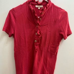Tory Burch Short Sleeve Knit Top